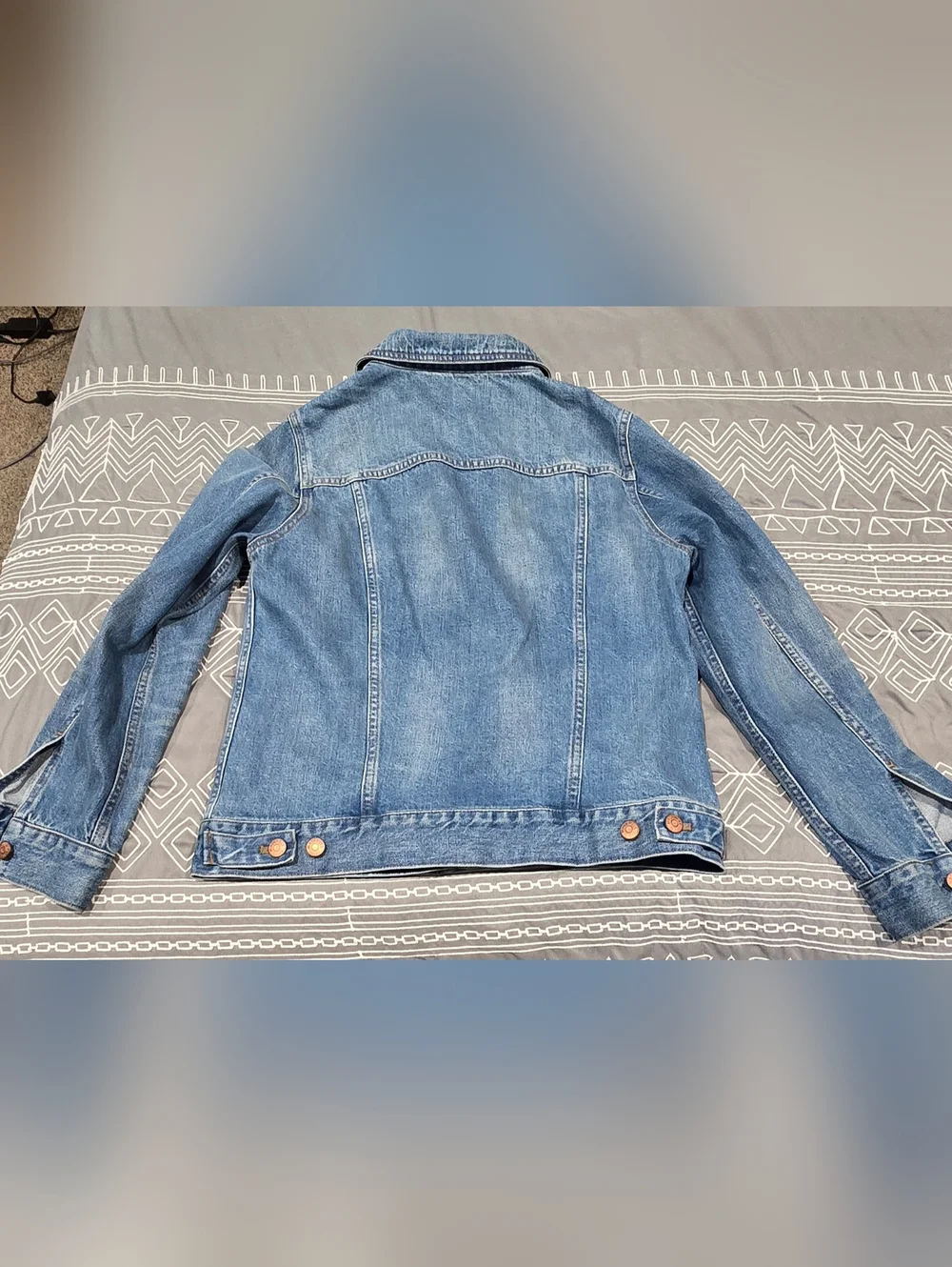 Madewell Womens Denim Jacket Size Large - Picture 7 of 7